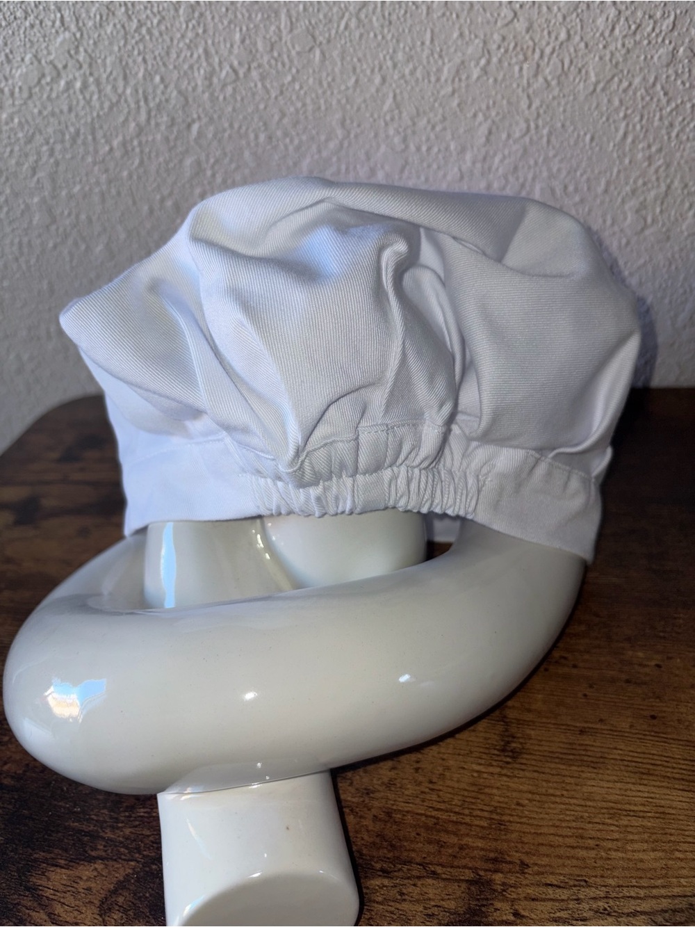 Kids Chef Hat LE CREUSET White Rainbow Logo Cotton Blend Youth Child - Picture 4 of 9